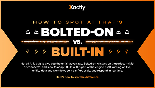 HOW TO SPOT AI THAT'S
BOLTED-ON VS. BUILT-IN INFOGRAPHIC